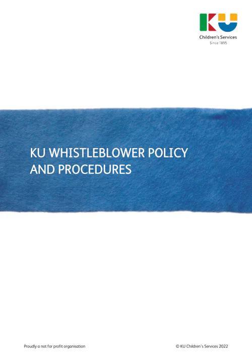 G KU Whistleblower Policy and Procedures V 1