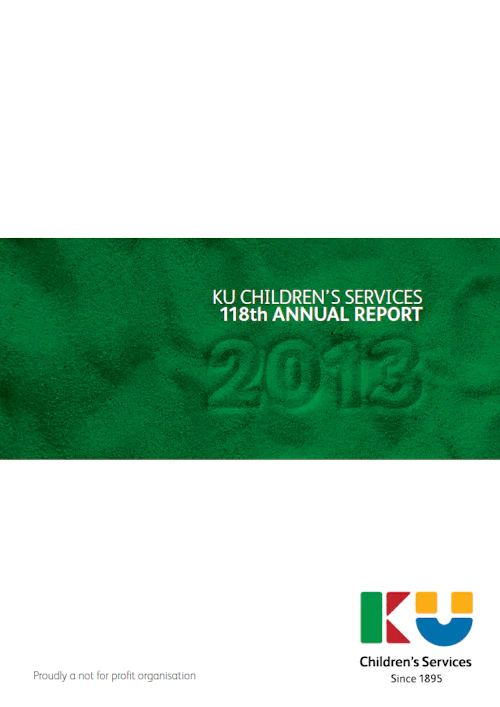 Ku Annual Report 2013 Cover